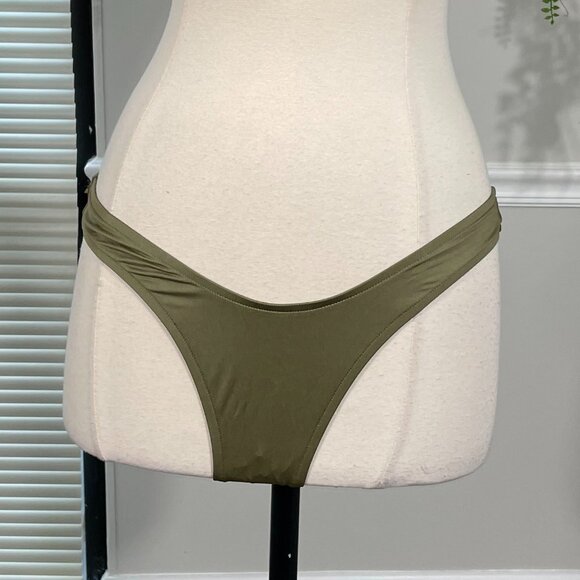 Monica Hansen Other - Slay Babe Bikini Bottom - Safari Green